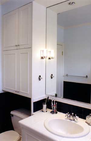 Marina Green bath: new sink and cabinets