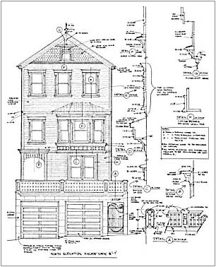 Liberty Hill house drawing