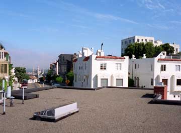 Loma Vista rooftop view before remodel